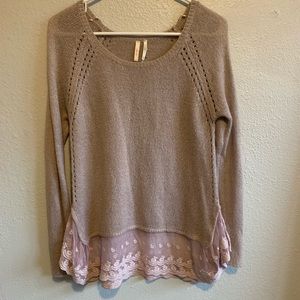 Frenchi top with lace bottom